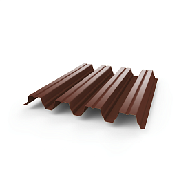 Профнастил Н75 - 0,6 (RAL 3009) с полимерным покрытием (полиэстер)