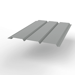 Софит металлический без перфорации оцинкованный с полимерным покрытием 0,45x357мм  RAL 9006