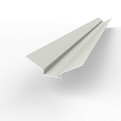 Ендова верхняя фигурная 0,45 мм (RAL 9002) оцинкованная c порошковым покрытием