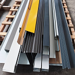 Откос оконный 0,4 мм (RAL 8028) c порошковым покрытием