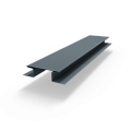Н профиль соединительный (RAL 7031) оцинкованный с порошковым покрытием 0,45 мм