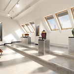 Окно мансардное дерево, лак ручка снизу Fakro FTP-V U5 (CH Китай) Profi 55*78см