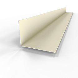 Планка угла внутренняя RAL 1013 оцинкованный c порошковым покрытием 0,45мм