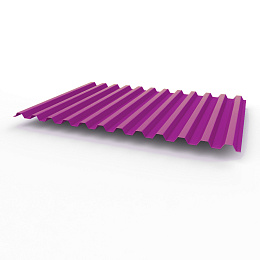 Профнастил С21 0,4х1051мм (RAL 4006) оцинкованный, с полимерным покрытием (полиэстер)