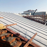 Фальц двойной стоячий оцинкованный с полимерным покрытием 0,5х625мм RAL 7005