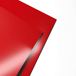 Лист оцинкованный 0,8х1250мм (RAL 3020) с полимерным покрытием (полиэстер)