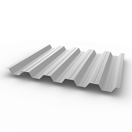 Профнастил НС35 - 0,45 - RAL 7047 оцинкованный, с полимерным покрытием (Полиэстер)