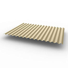 Профнастил С15 (RAL 1015) Полиэстер 0,35х1180мм
