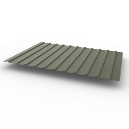 Профнастил С10 - 0,65х1180мм (RAL 7003) оцинкованный, с полимерным покрытием (Полиэстер)