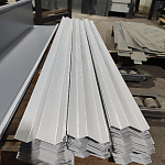 Планка стартово-финишная 0,45мм RAL 7004 для металлосайдинга блокхаус оцинкованная порошок