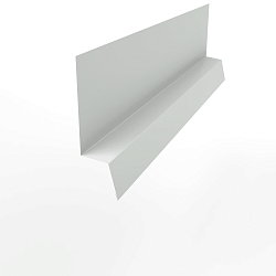 Планка начальная RAL 9003 оцинкованная с порошковым покрытием 0,45 мм