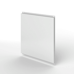 Фасадная металлокассета 1740x530 открытого типа оцинкованная с порошковым покрытием 0,7мм RAL 7047