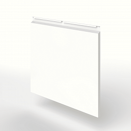 Фасадная металлокассета закрытого типа оцинкованная с порошковым покрытием 0,7x1165х550мм RAL 9001 Кремово-белый