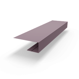 J профиль RAL 4009 оцинкованный c порошковым покрытием 0,45мм