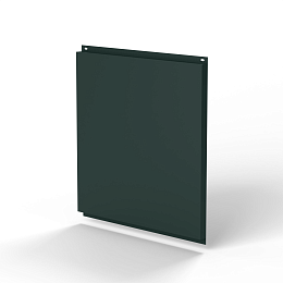 Фасадная металлокассета 1160x1160 (RAL 6012) открытого типа, с порошковым покрытием 0,7 мм