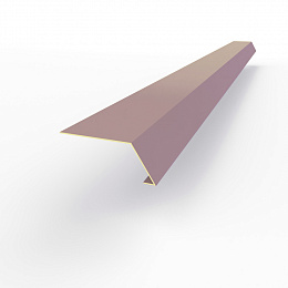 Карнизная планка RAL 4009 оцинкованная c порошковым покрытием 0,45мм