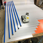 Конек кровельный 0,45 мм RAL 1014 оцинкованный, c полимерным покрытием