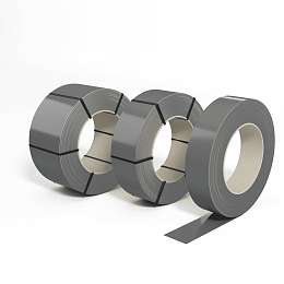 Лента оцинкованная (Штрипс) 0,6 мм (RAL 7037) с полимерным покрытием (полиэстер)