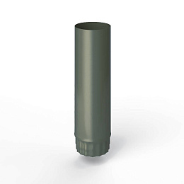 Труба водосточная оцинкованная порошок ф110х1250мм RAL 7009