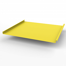 Фальц двойной стоячий оцинкованный с полимерным покрытием 0,5х625мм RAL 1018