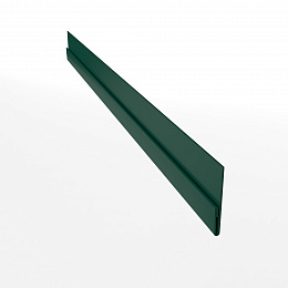 Планка стартовая для металлосайдинга блокхаус оцинкованная с порошковым покрытием 0,45мм ширина менее 625 мм RAL 6005