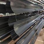 Желоб водосточный оцинкованный порошок ф120х2000мм RAL 7024