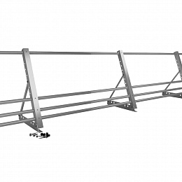 Ограждение кровельное 2000мм универсальный 900-25-1-1,5-2 оцинкованная сталь с порошковым покрытием RAL 7024