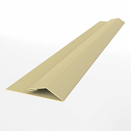 Планка стартово-финишная для металлосайдинга блокхаус оцинкованная с порошковым покрытием 0,45мм ширина менее 625 мм RAL 1014