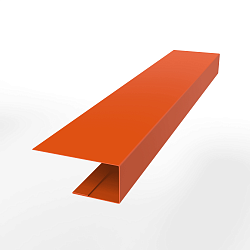 Планка завершающая (RAL 2004) с порошковым покрытием 0,45 мм