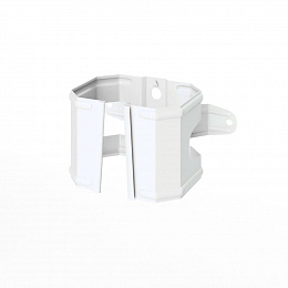 Крепление прямоугольной водосточной трубы полиэстер Grand Line Vortex под дерево RAL 9003