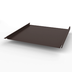 Кликфальц самозащелкивающийся оцинкованный с полимерным покрытием 0,45х542мм RAL 8017