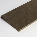 Отлив 0,7 мм RAL 7037 оконный оцинкованный c порошковым покрытием