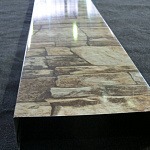 Планка примыкания в накладку для кровли 0,45 мм (RAL 2004) с порошковым покрытием