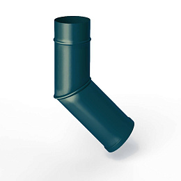 Колено водосточное оцинкованное порошок ф220мм RAL 5020