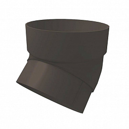 Колено 45 гр. пвх Grand Line ф87мм RAL 7024