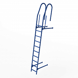 Лестница фасадная 3000мм холоднокатанная сталь с порошковым покрытием RAL 5005