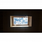 Окно мансардное дерево, лак ручка снизу Fakro FTS-V U4 Standart 78*140см