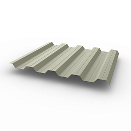 Профнастил НС44 (RAL 7032) 0,65х1047мм оцинкованный, с полимерным покрытием (Полиэстер)