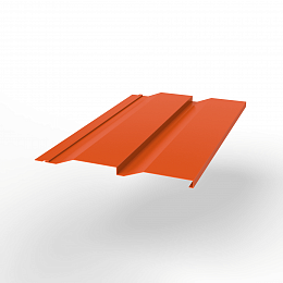 Металлосайдинг Корабельная доска оцинкованный с полимерным покрытием 0,45x265мм  RAL 2004