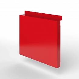 Фасадная металлокассета с иклями оцинкованная с порошковым покрытием 0,7мм RAL 3003