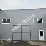 Стеновая трёхслойная сэндвич-панель стандарт 150мм 1000мм с видимым креплением минеральная вата Полиэстер Panline