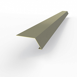 Карнизная планка RAL 7003 оцинкованная c порошковым покрытием 0,45мм