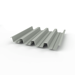 Профнастил Н60 (RAL 7038) 0,5х845мм оцинкованный, с полимерным покрытием (Полиэстер)