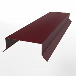 Парапет RAL 3005 полиэстер 0.45мм плоский