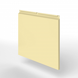 Фасадная металлокассета закрытого типа оцинкованная с порошковым покрытием 0,7x380х815мм RAL 1001 Бежевый