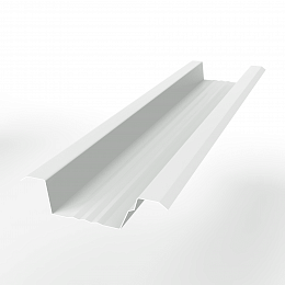 Вентилируемый прогон 0,45 мм (RAL 9003) оцинкованный, с порошковым покрытием