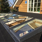 Окно мансардное дерево, лак ручка снизу Werso ДС 78*118см