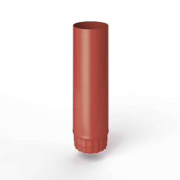 Труба водосточная оцинкованная порошок ф110х1250мм RAL 3033