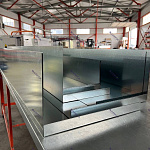 Парапет 0.45 мм плоский оцинкованный