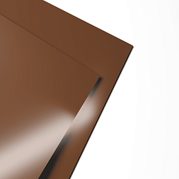 Лист оцинкованный 0,35х1250мм (RAL 8024) с полимерным покрытием (Полиэстер)